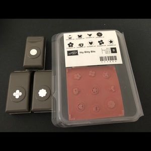 Stampin’ Up! Unused Itty Bitty Bits stamp & punch